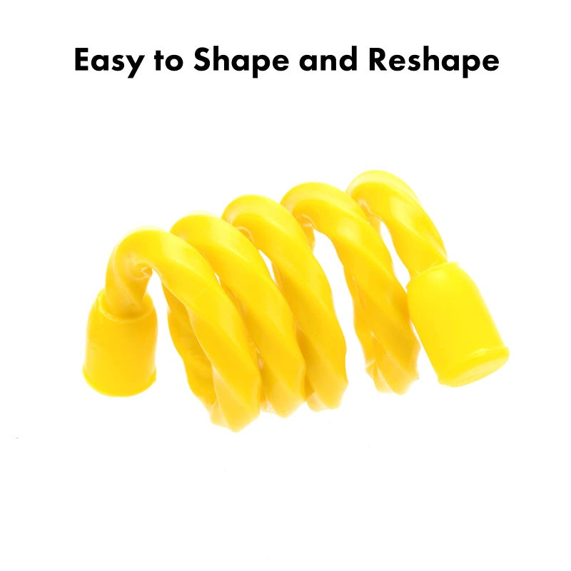 Gesipor 10 Pcs 18-Inch Silicone Cable Ties - Reusable Rubber Twist Ties Bendable Cable Ties For Bundling And Holding  All Purpose Cord Tie For Indoor And Outdoor(5 Colors) - Image 4