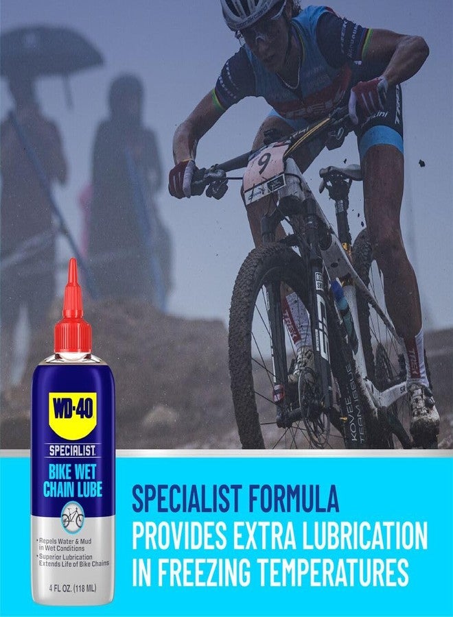 دبليو دي-40 زيت تشحيم السلسلة الرطب للدراجات من WD-40، 4 أونصة - Image 3