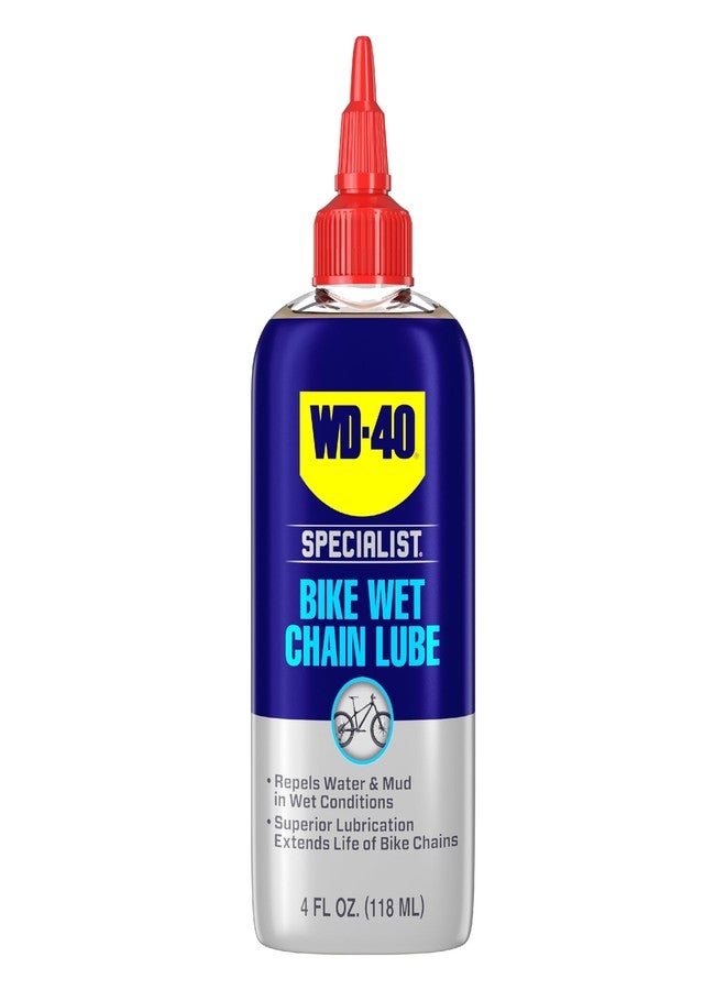 دبليو دي-40 زيت تشحيم السلسلة الرطب للدراجات من WD-40، 4 أونصة - Image 1