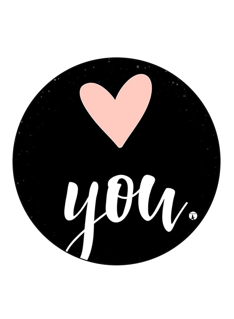 RKN English Phrases Printed Fridge Magnet  Round  Multicolour - Image 1