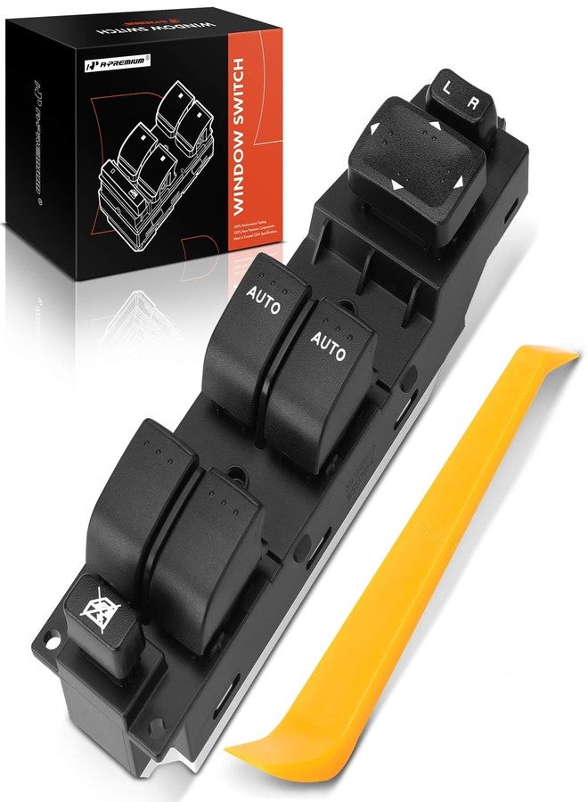أ-بريميوم مفتاح نافذة كهربائية رئيسي من A-Premium متوافق مع مازدا CX-9 موديلات 2007، 2008، 2009، 2010، جهة السائق الأمامية اليسرى - Image 1