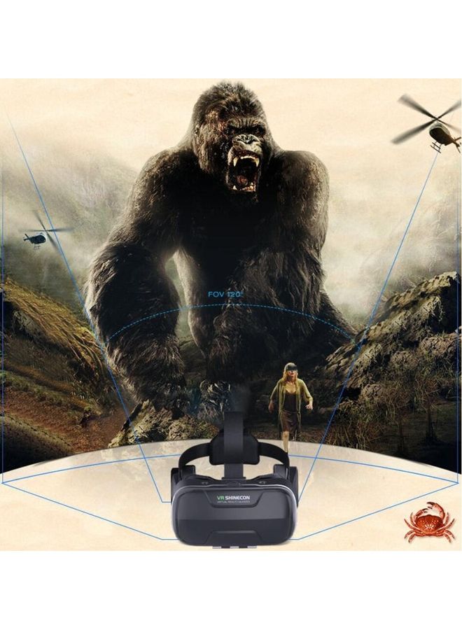 Arabest VR Virtual Reality 3D Glasses For IOS Android Smartphone Black - Image 2