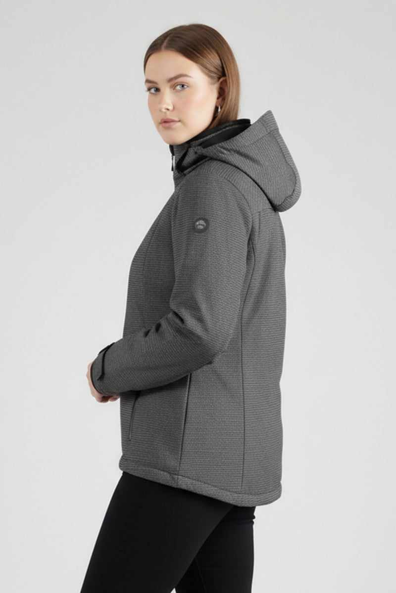 armani EA7 Emporio Armani Women Microdots Print Bomber Jacket, Navy - Image 5