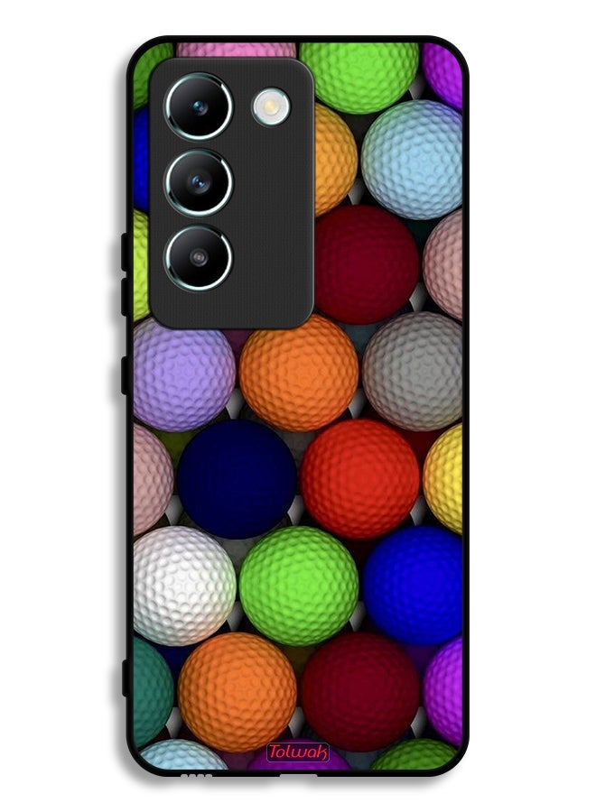 Tolwak Vivo Y100 4G Protective Case Cover Balls Abstract Art - Image 1