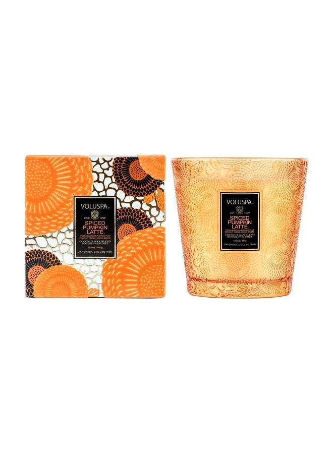 Voluspa Voluspa Spiced Pumpkin Latte, 2 Wick Boxed Hearth Candle, 16.5 Ounce, 60 Hour Burn Time, Coconut Wax for Clean Burning, Handcrafted in The USA  - Image 1