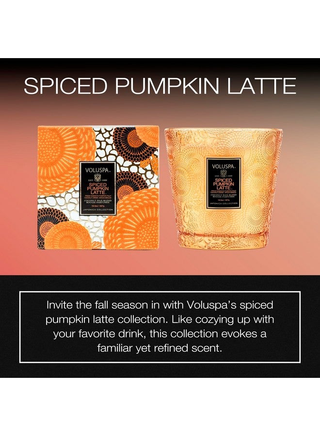 Voluspa Voluspa Spiced Pumpkin Latte, 2 Wick Boxed Hearth Candle, 16.5 Ounce, 60 Hour Burn Time, Coconut Wax for Clean Burning, Handcrafted in The USA  - Image 2