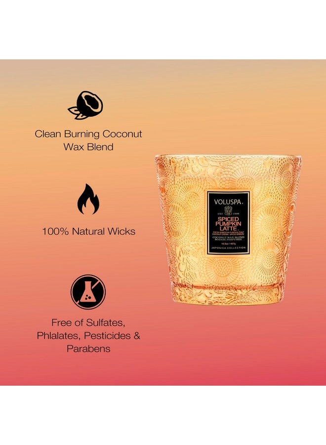 Voluspa Voluspa Spiced Pumpkin Latte, 2 Wick Boxed Hearth Candle, 16.5 Ounce, 60 Hour Burn Time, Coconut Wax for Clean Burning, Handcrafted in The USA  - Image 4