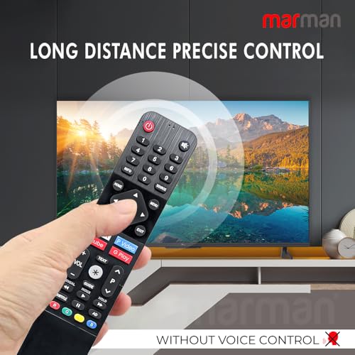 marman® Compatible with Motorola Tv Remote Control Original for Smart 4K QLED UHD OLED TV Without Voice Command and Google Assistant with Streaming App's- No Programming is Required - Image 4