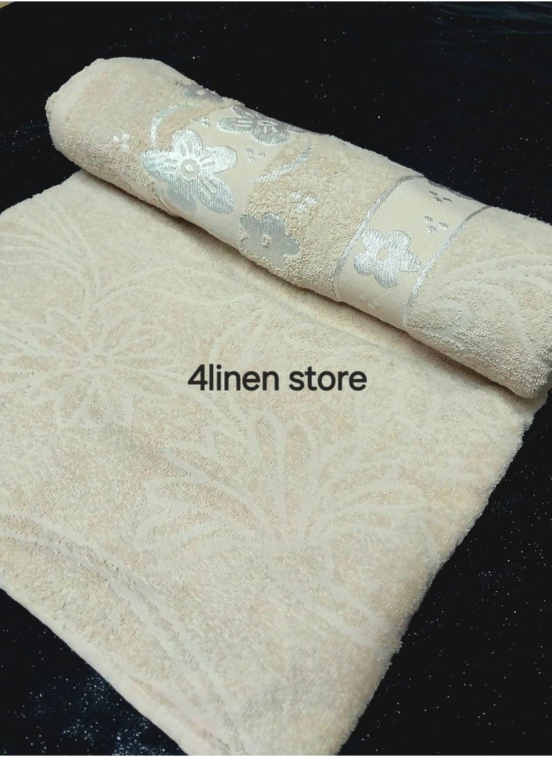 Generic Bathrobe made of highly absorbent export cotton, beige, 160*70 