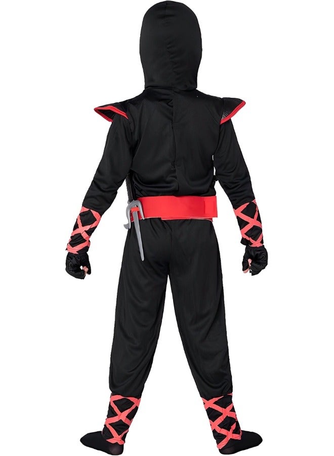 Ninja Muscle Costume Deluxe Set For Boys Kungfu Outfit - Image 2