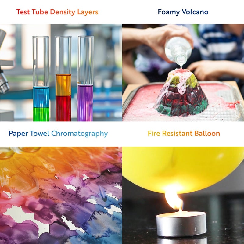 Playz 52 Extreme Kids Chemistry Experiments Set - STEM Activities & Science Kits for Kids Age 8-12 with 51+ Tools - Discovery Science Educational Toys & Gifts for Boys, Girls, Teenagers & Kids - Image 3