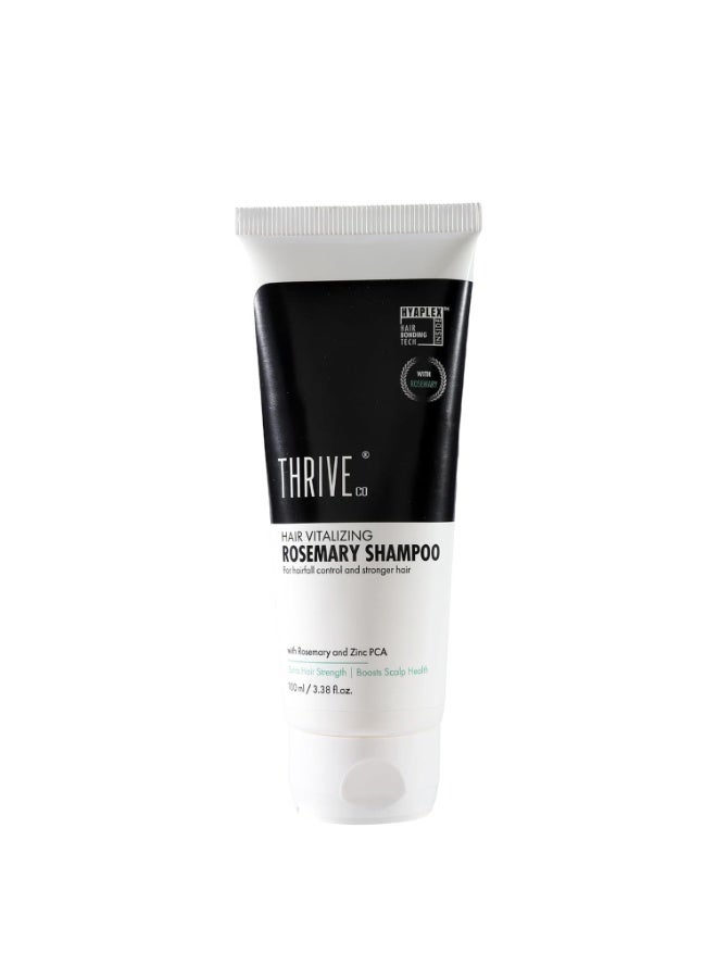 ثريفيكو شامبو ثرايف كو روزماري للتحكم في تساقط الشعر ونمو الشعر المتقدم | يعزز جذور الشعر القوية وفروة الرأس الصحية | مع إكليل الجبل وماء الأرز وببتيد البازلاء والكافيين وHyaplex™ | جميع أنواع الشعر | للرجال والنساء | 100 مل - Image 1