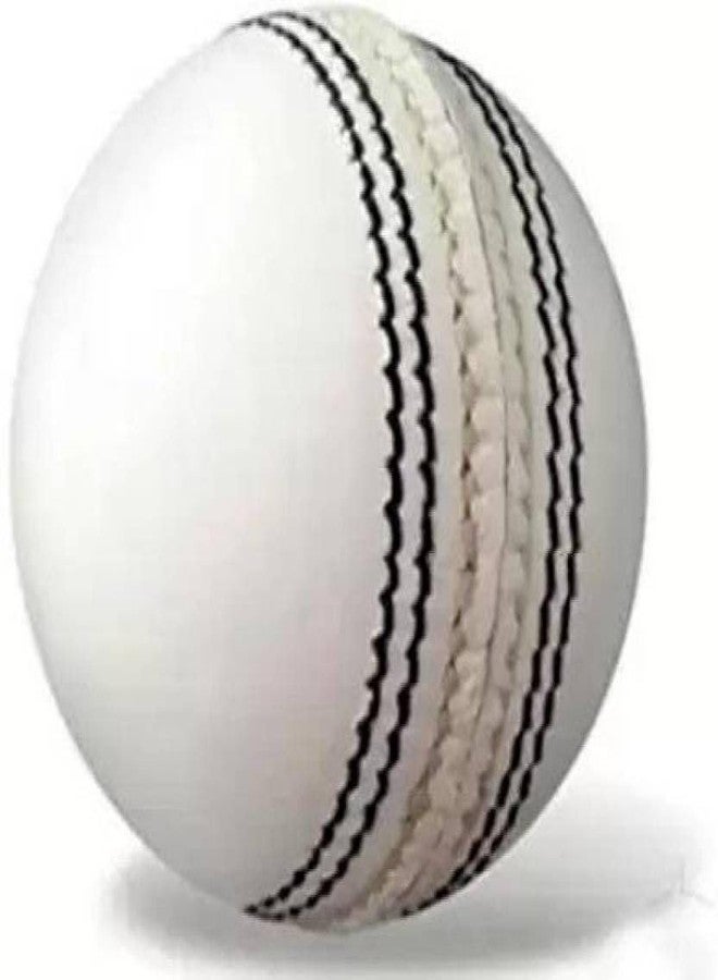 Owlix Cricket White Leather Cricket.. Cricket Leather Ball (Standard, Pack of 1, White) - Image 5