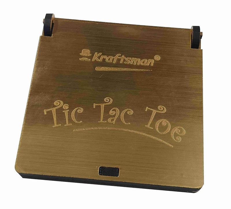 Braintastic Wooden Tic Tac Toe Portable Game-Pack of 6 for Birthday Return Gifts Party Pack, Travel Board Game, Return Favors for All Age Group Kids & Adults - Image 4