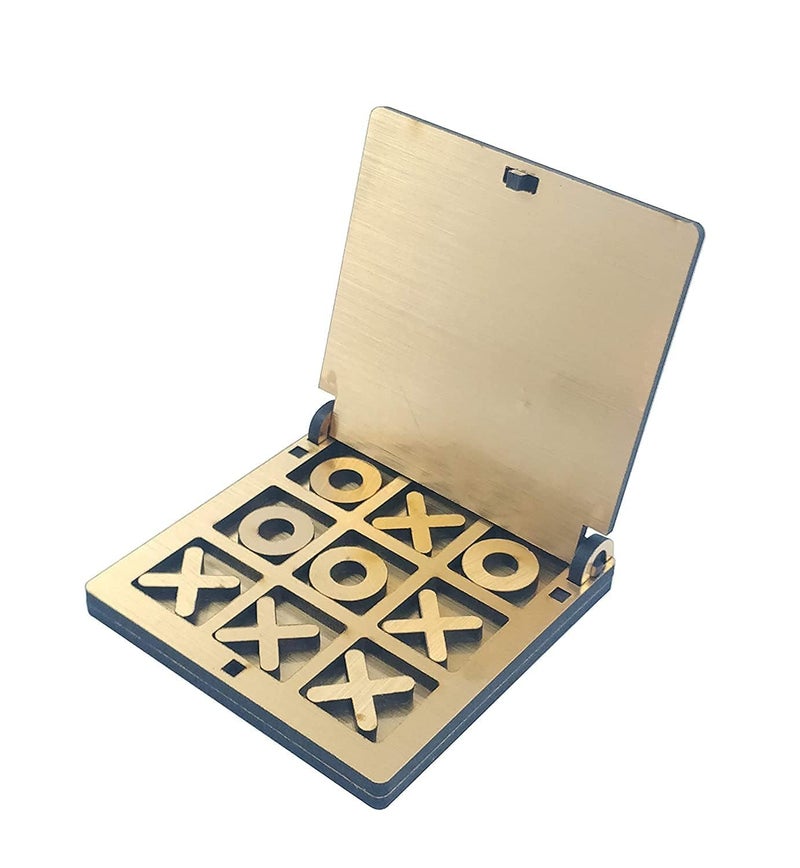 Braintastic Wooden Tic Tac Toe Portable Game-Pack of 6 for Birthday Return Gifts Party Pack, Travel Board Game, Return Favors for All Age Group Kids & Adults - Image 5