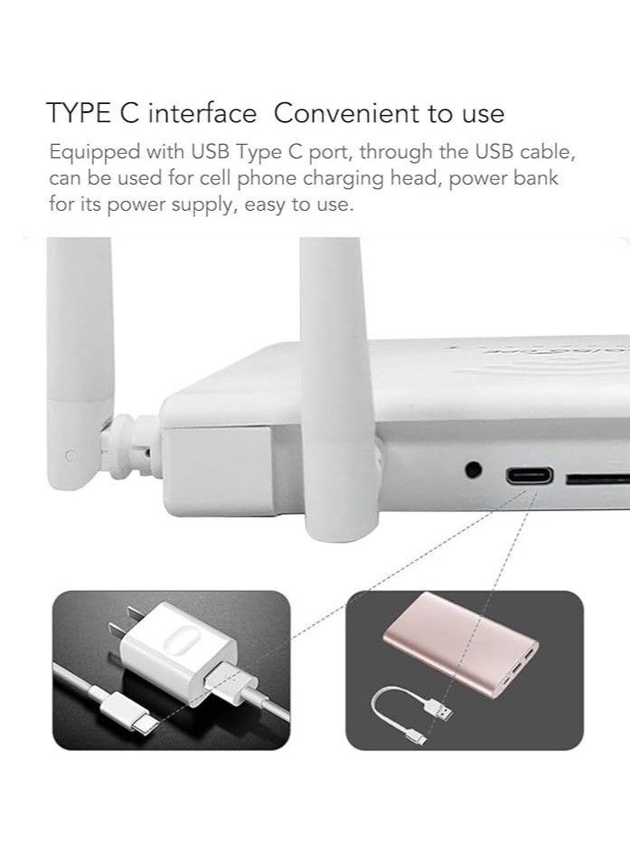 General - CPE R103-E 5M 4G LTE WiFi Router, WiFi Hotspot Router with 4 Antennas, 300Mbps Unlocked LTE Modem Router with SIM Card Slot for Asia (EU Version - UK Power Supply) - Image 1