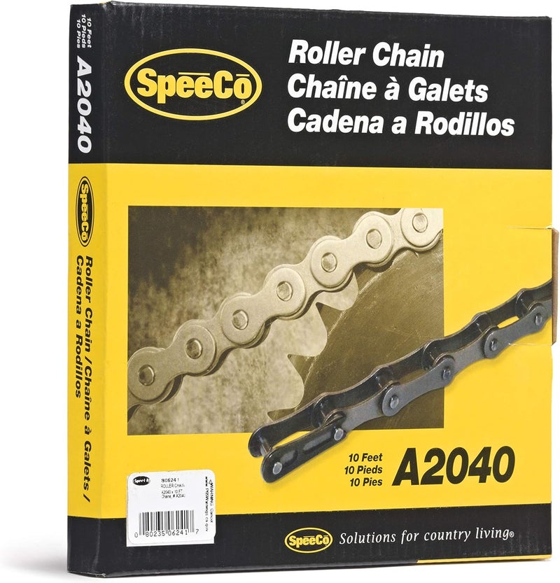 SpeeCo #A2040 سلسلة بكرة بطول 10 أقدام مع وصلة توصيل، S06241 - Image 1
