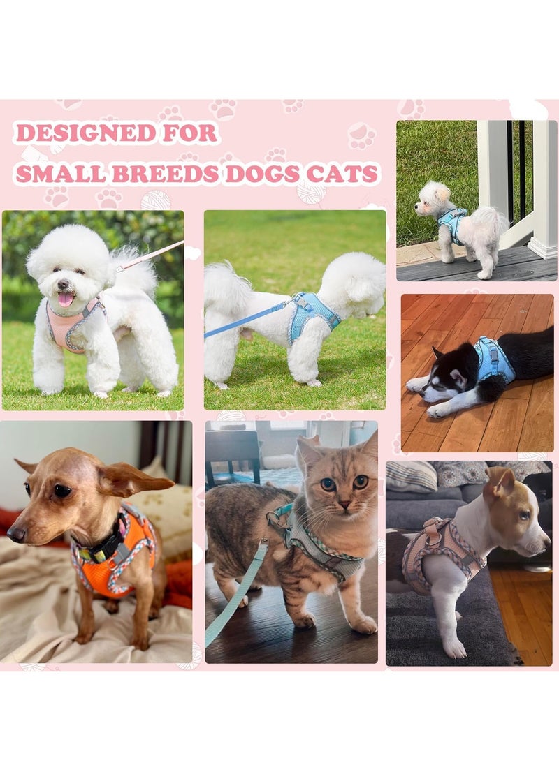 Vparty - Dog Harness for Small & Medium Dogs, No Pull Puppy Harness and Leash Set, Easy Walk Dog Harness for Walking, Running, and Training, Comfortable Small Dog and Medium Dog Harness, Adjustable, Durable, Perfect for Everyday Use - Image 1