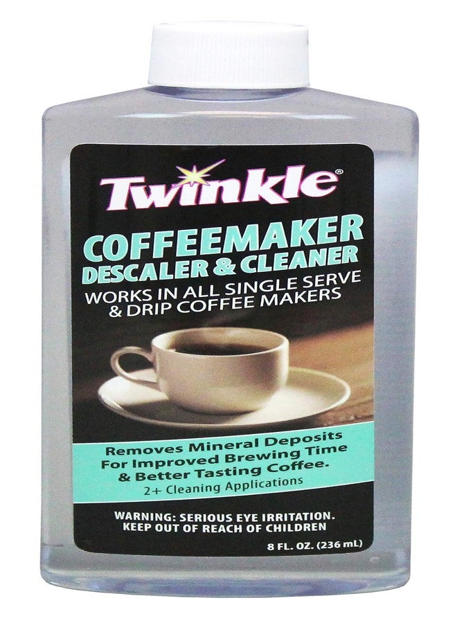 Twinkle Product Title Coffee Maker Cleaner (8 Fl Oz.) - Automatic Drip & Single Serve Coffeemaker Descaler/Removes Mineral, Hard Water, Lime, & Calcium Deposits/Improves Brewing Time & Coffee Taste - Image 1