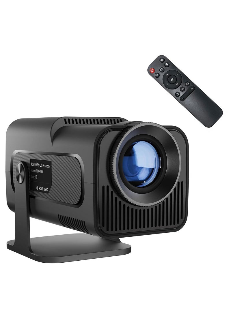 Generic - HY320 4K Smart Projector, 10000 Lumens, Auto Keystone, WiFi 6 & BT 5.0, Android 11, Portable Home Theater, UK Plug - Image 1