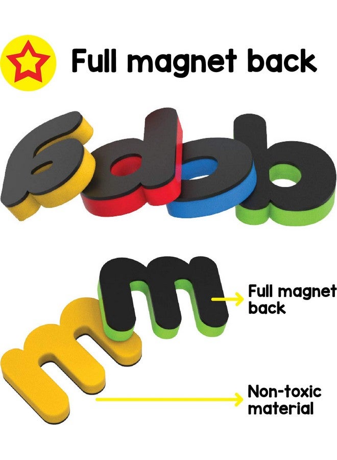 Play Panda Abc Magnets Small Letters That Work On Any Fridge And Dry Erase Magnetic Board Ideal For Alphabet Learning & Spelling Games - Image 4