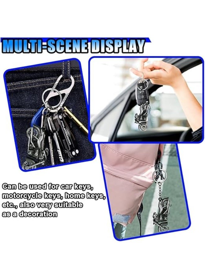 My Souq - Classic Motorcycle Metal Keychain - Silver Color - Image 4
