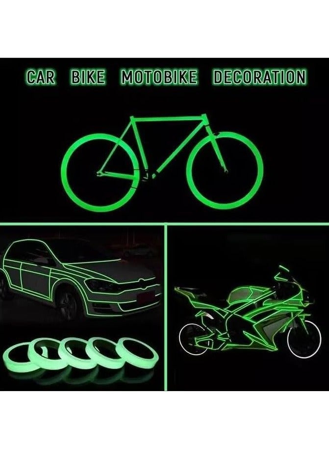 Luminous phosphorescent sticker roll. This sticker is characterized by its ability to absorb light and radiate it in the dark. Multi-use. - Image 1