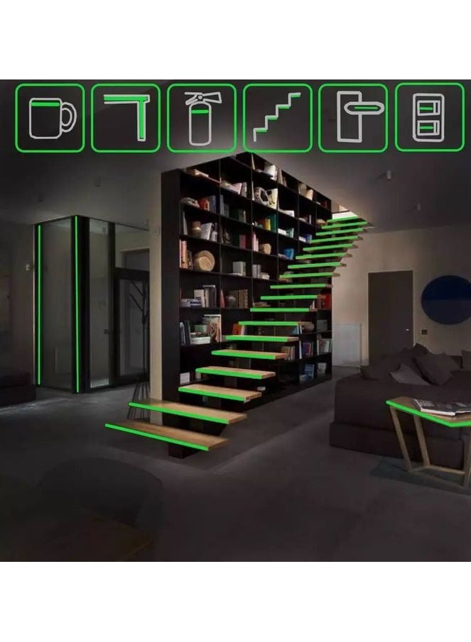 Luminous phosphorescent sticker roll. This sticker is characterized by its ability to absorb light and radiate it in the dark. Multi-use. - Image 4