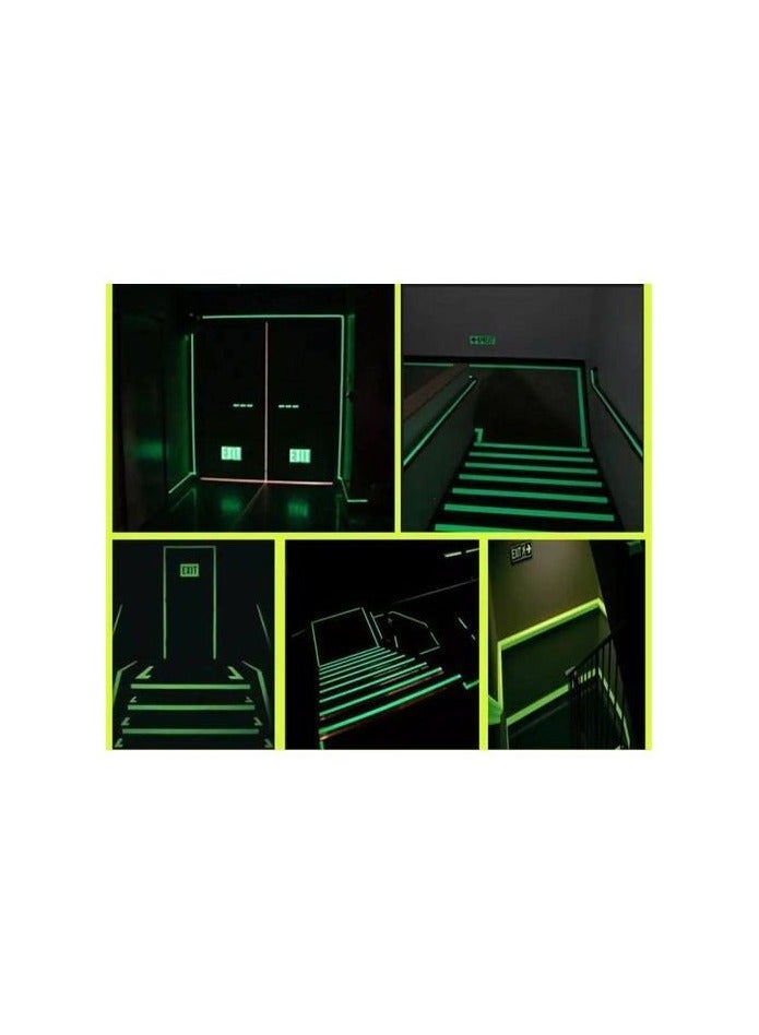 Luminous phosphorescent sticker roll. This sticker is characterized by its ability to absorb light and radiate it in the dark. Multi-use. - Image 2