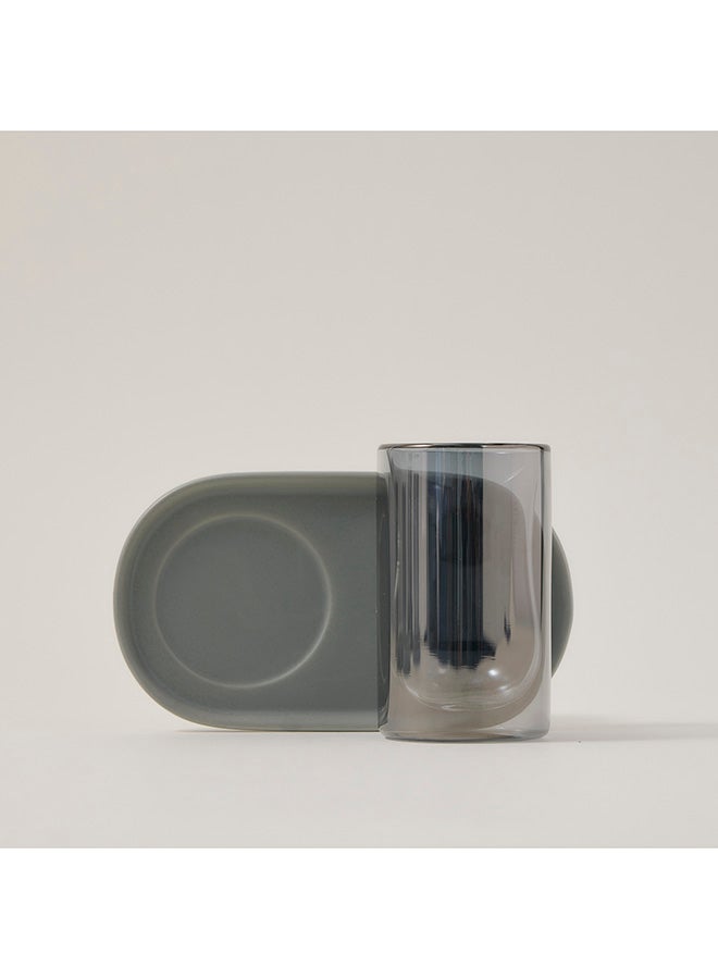 Dallaty Tea Set 12Pcs Grey With Dw Grey Tea Cup - Image 3
