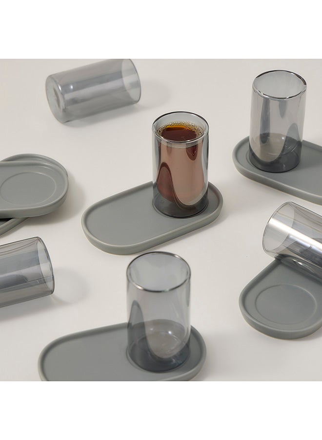 Dallaty Tea Set 12Pcs Grey With Dw Grey Tea Cup - Image 5