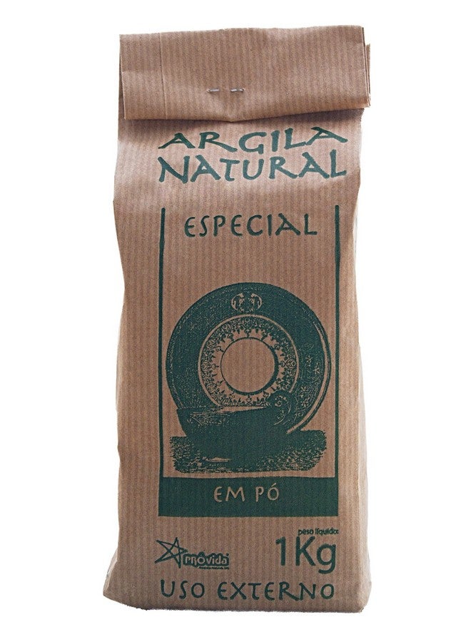 ProVida Provida Illite Green Clay 2lb (1kg) Fine Powder for Face Facial Body Mask Skin Natural Regenerator  - Image 1