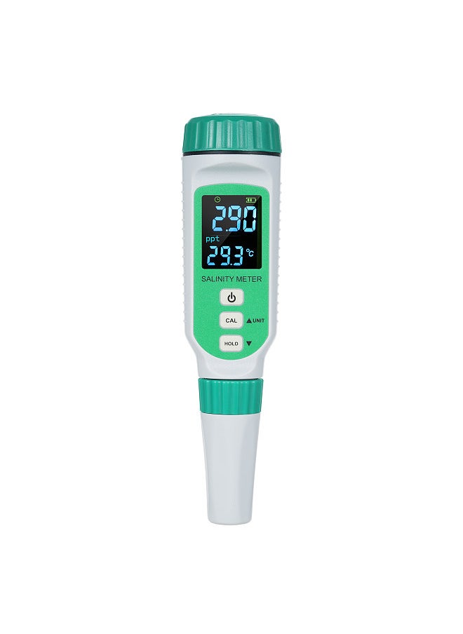 SMART SENSOR Digital Salinity Meter with Color Screen Display 0.00ppt-9.99ppt 10.0ppt-50ppt Seawater Pool Aquarium Fish Multifunction Salinity Gauge  - Image 1