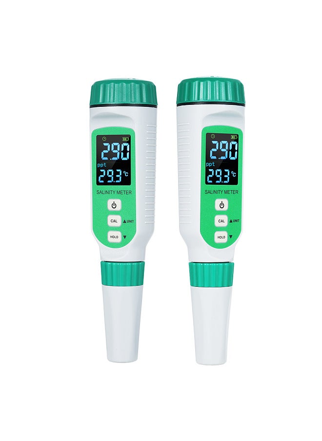 SMART SENSOR Digital Salinity Meter with Color Screen Display 0.00ppt-9.99ppt 10.0ppt-50ppt Seawater Pool Aquarium Fish Multifunction Salinity Gauge  - Image 4