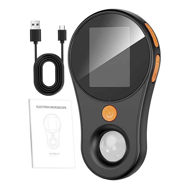 Handheld Digital Microscope Portable Magnifier With Light 2 Inch IPS Screen For Scientific Observation Repair Black - Image 2