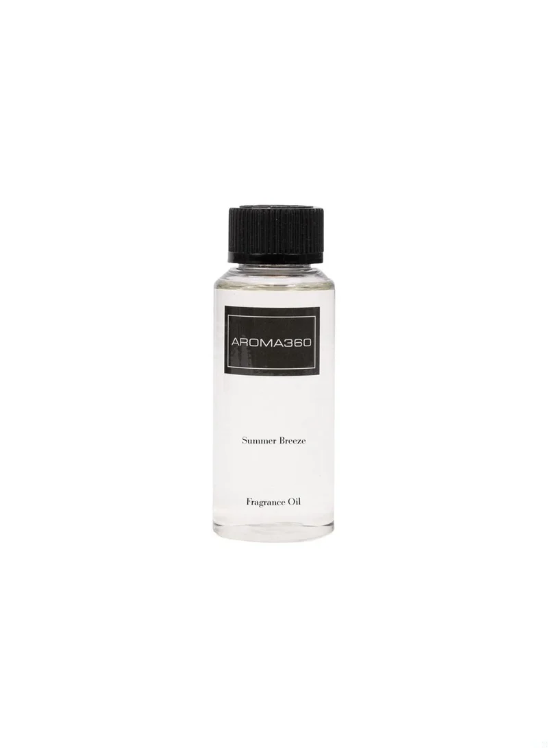 AROMA360 Summer Breeze Fragrance Oil Blend - Hotel Inspired for Luxury Essential Oil Diffusers - Aromatherapy Scent Diffuser Oil - Cucumber, Melon, and Violet - 50 mL