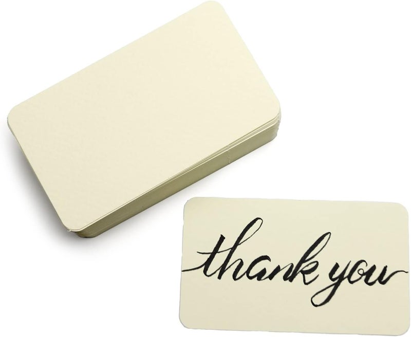 PPAPPAPPIYO 3.5x2 Blank color index cards (100) Paper - Blank (ivory) - Image 3