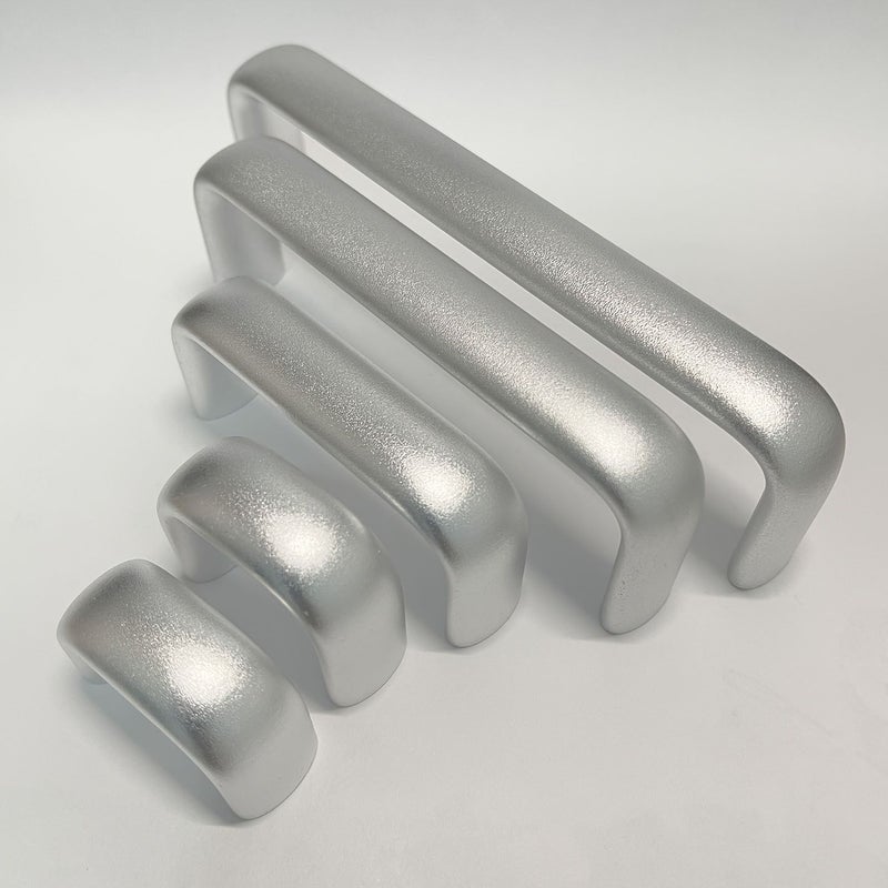 2 Pcs Black Aluminum Alloy Oval Cabinet Drawer Handle Solid Industrial Cabinet Door Handle - Image 5