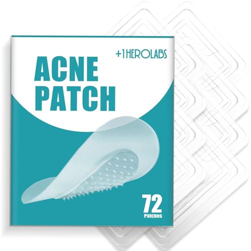 1HEROLABS Microdart Acne Patch 72 Patches  Hyaluronate Salicylic Acid Vitamin C Microdart Pimple Patch for Deep Early Stage and Hidden Pimples 72 Count Pack of 1