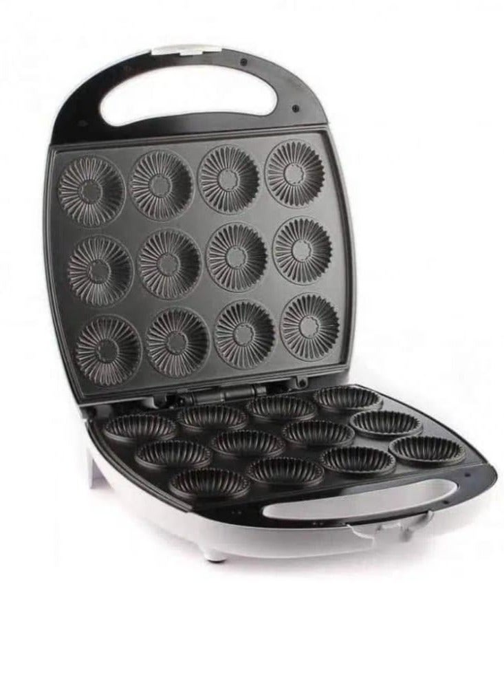 Mamul Maker 12-Piece Cookie Maker, Non-Stick Electric Cookie Press for Effortless Baking, Perfect for Mamul, Traditional Cookies, Snacks & Desserts – Easy-to-Clean, White  - Image 2