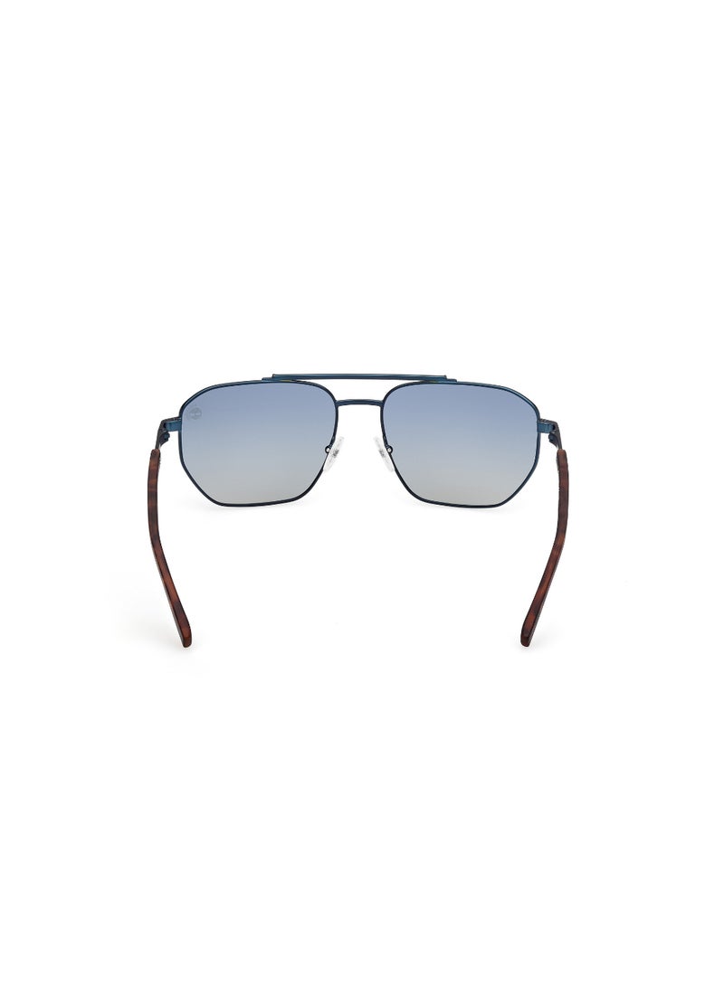 TIMBERLAND FULL RIM MALE NAVIGATOR BLUE METAL SUNGLASSES - Image 4
