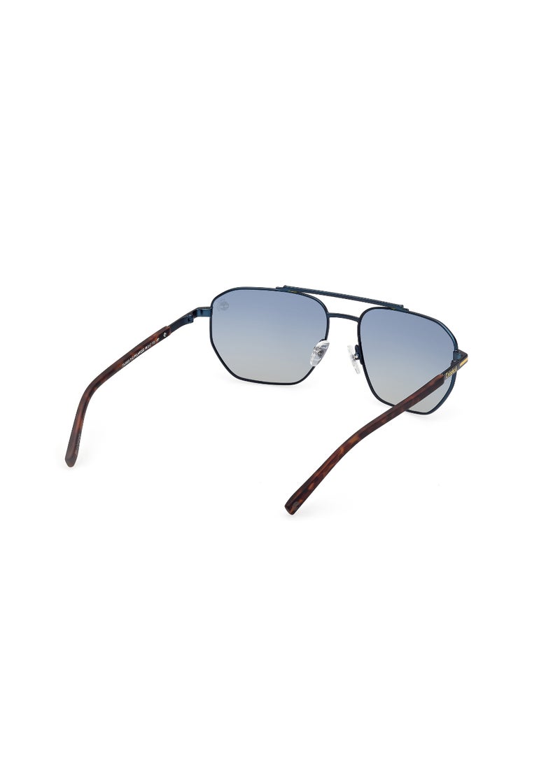 TIMBERLAND FULL RIM MALE NAVIGATOR BLUE METAL SUNGLASSES - Image 5