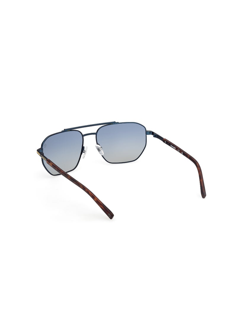 TIMBERLAND FULL RIM MALE NAVIGATOR BLUE METAL SUNGLASSES - Image 3