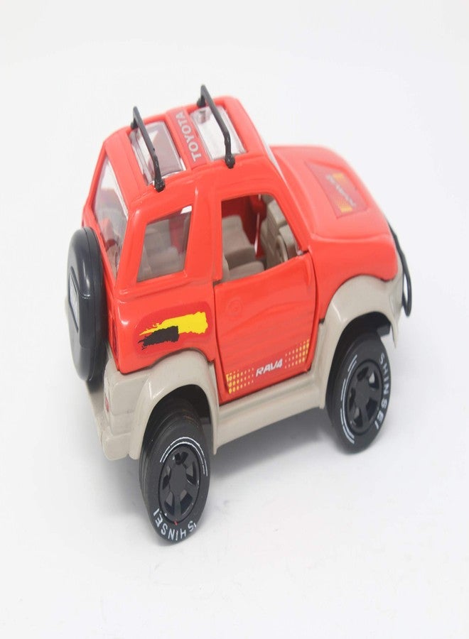 Shinsei Rav 4 Toy SUV in Pull Back - Multicolor - Image 3