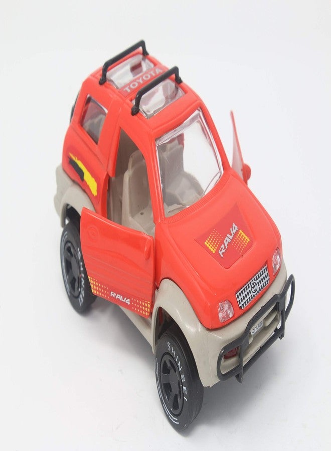 Shinsei Rav 4 Toy SUV in Pull Back - Multicolor - Image 4