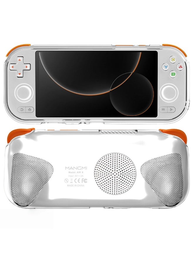 MANGMI AIR X Protective Case Transparent Soft Silicone Case for Gaming Console Drop-proof  Scratch-resistant Slim-fit Design High-definition Clear Design - Image 1