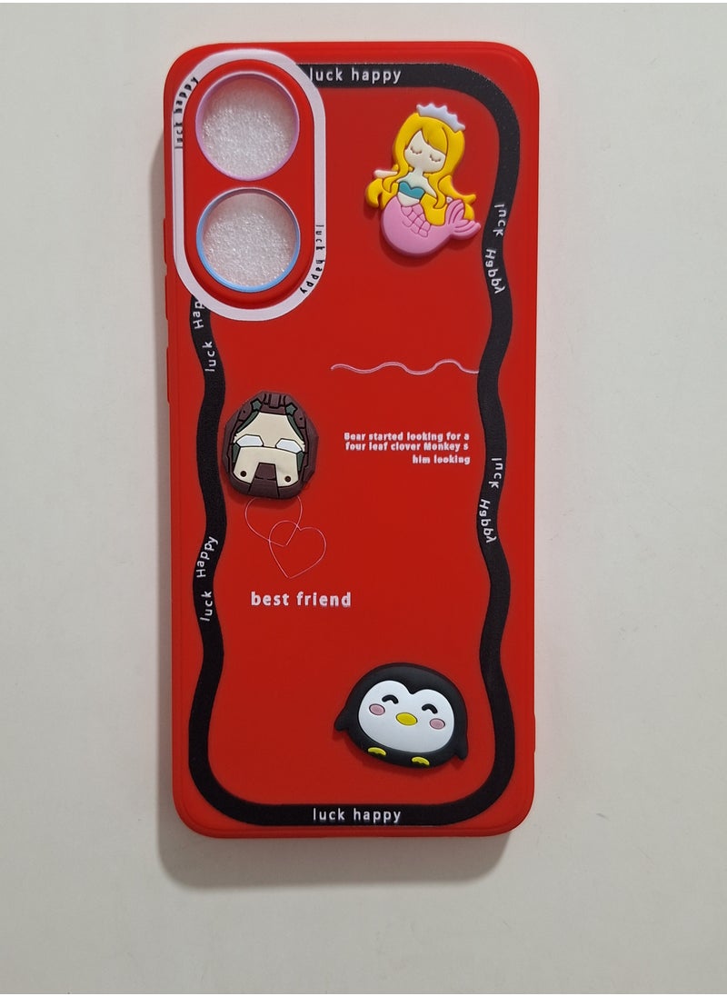 Generic - Back Cover Compatible With Phone Oppo A78 - Multi Color 272 - Image 1