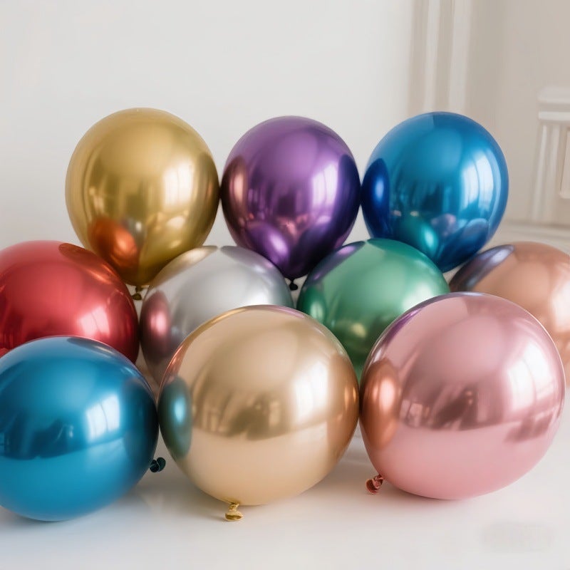 Metal Balloons 10Inch 12Inch Floating Helium Latex Balloons Stall Wedding Birthday Party Decoration - Image 5