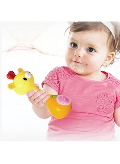 Riolio Newborn Teething Chew Toy Hand Rattle for 0-1 Year Olds - Educational Grip Training and Soothing Infant Toy (Random one)  - Image 4