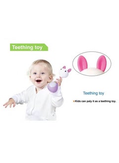 Riolio Newborn Teething Chew Toy Hand Rattle for 0-1 Year Olds - Educational Grip Training and Soothing Infant Toy (Random one)  - Image 3